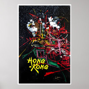 Hongkong Schilderen China Reisposter Kunst Aziatis Poster