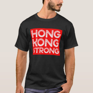 Hongkong Sterke steun HK Free Hong Kong Protest T-shirt