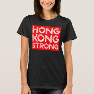 Hongkong Sterke steun HK Free Hong Kong Protest T-shirt