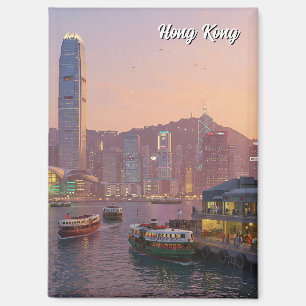 Hongkong Victoria Harbour Reizen Magneet