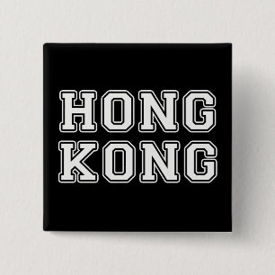 Hongkong Vierkante Button 5,1 Cm