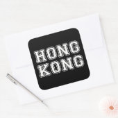 Hongkong Vierkante Sticker (Envelop)