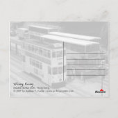Hongkongtram Briefkaart (Achterkant)