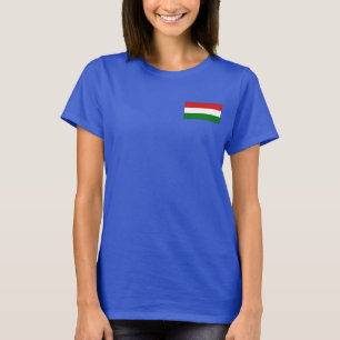 Hongrie Drapeau et carte t-shirt