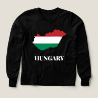 Hongrie, silhouette, couleurs du drapeau,