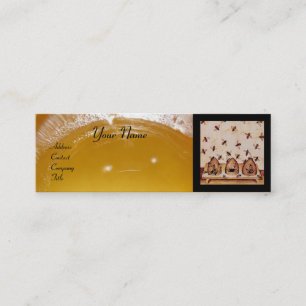 HONIEBEDING, BEEKEEPER APIRIST MINI VISITEKAARTJE