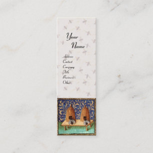 HONIEBEDING, BEEKEEPER APIRIST MINI VISITEKAARTJE