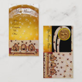 HONIEBEDING, BEEKEEPER APIRIST VISITEKAARTJE (Voorkant / Achterkant)