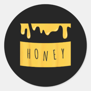 Honigpot Pot Honing Kostuum Ronde Sticker