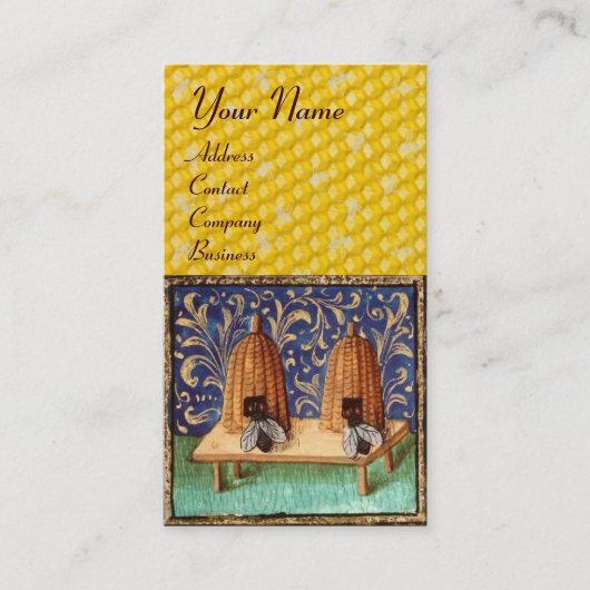 HONIJNBEDRIJF, BEEKEEPING, RUNDVLEES VISITEKAARTJE (Voorkant)