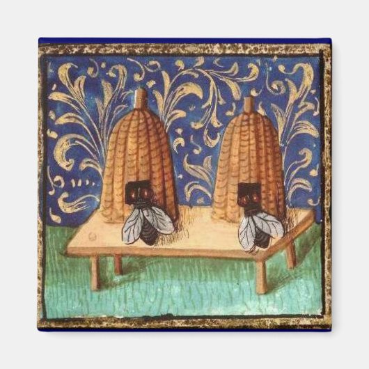 HONING BEE, BEEKEEPER MAGNEET (Voorkant)