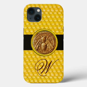 HONING BEE, BEEKEPER MONOGRAM iPhone 13 HOESJE