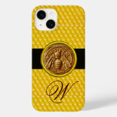 HONING BEE, BEEKEPER MONOGRAM Case-Mate iPhone CASE (Achterkant)