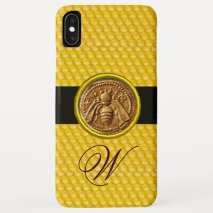 HONING BEE, BEEKEPER MONOGRAM iPhone XS MAX HOESJE