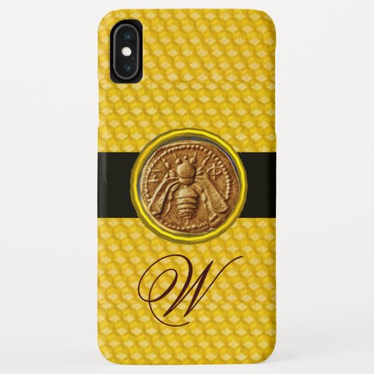 HONING BEE, BEEKEPER MONOGRAM Case-Mate iPhone CASE (Achterkant)