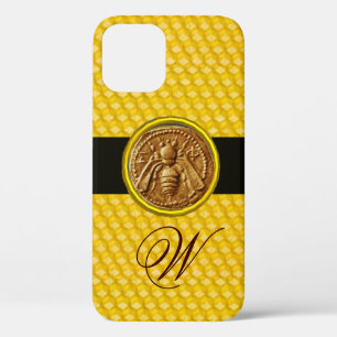 HONING BEE, BEEKEPER MONOGRAM iPhone 12 HOESJE