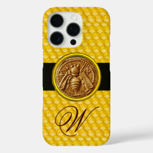 HONING BEE, BEEKEPER MONOGRAM iPhone 16 PRO HOESJE