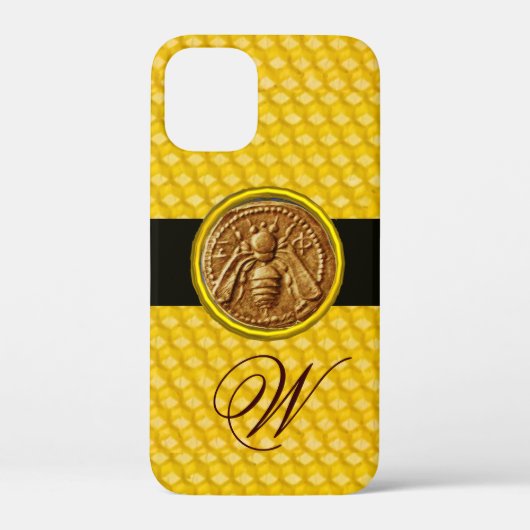 HONING BEE, BEEKEPER MONOGRAM Case-Mate iPhone CASE (Achterkant)
