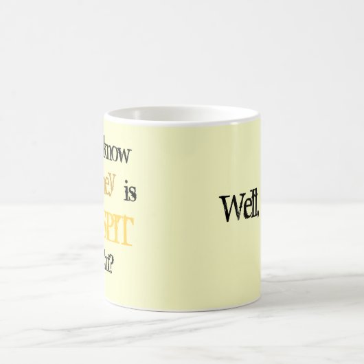 Honing = Bee Spit Magische Mok (Center)