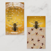 HONING, BEEKEEPEN, RUNDVLEES VISITEKAARTJE (Voorkant / Achterkant)