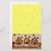 HONING, BEEKHOPEN BRIEFPAPIER (Voorkant / Achterkant)