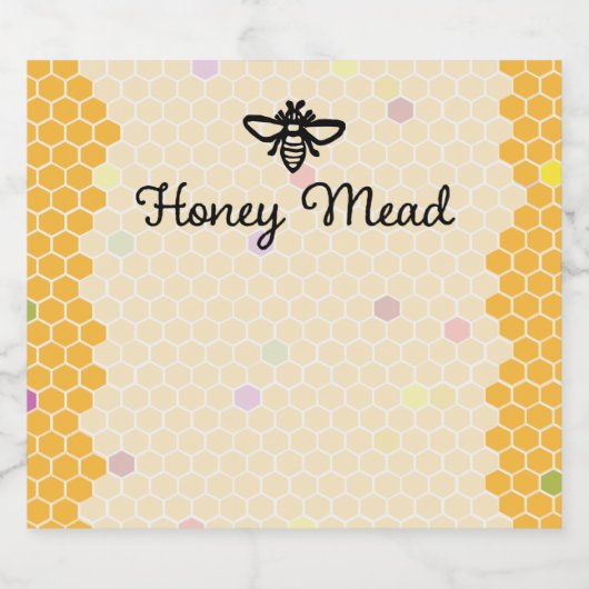 honing bier etiket (Enkel label)