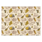 Honing Bijenkorf Goudgeel  Biologisch Tafelkleed (Voorkant (Horizontaal))