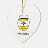 Honing, bijenmijn keramisch ornament (Links)