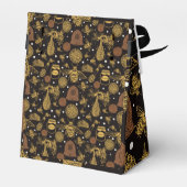 Honing Bumblebee Zwart Baby shower Bedankdoosjes (Achterkant)