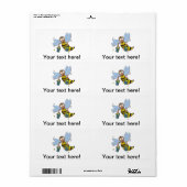 Honing cartoon bij etiket (Full Sheet)