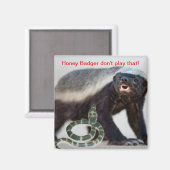 Honing das niet bang magneet (Voorkant / Achterkant)