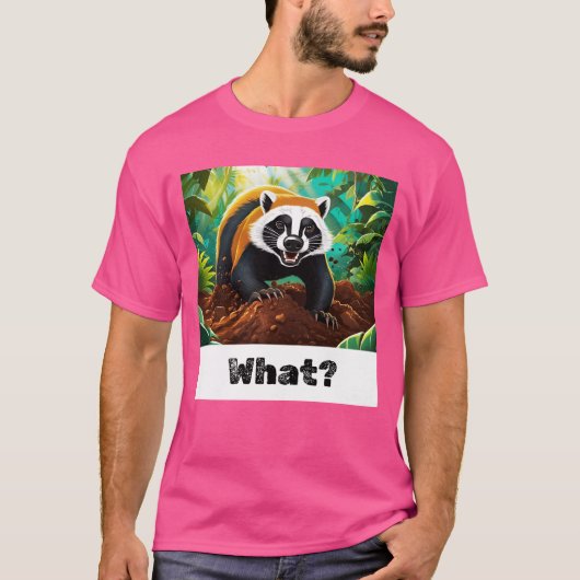 Honing das - wat? t-shirt (Voorkant)