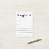 Honing Do List Post-it® Notes (Op bureau)