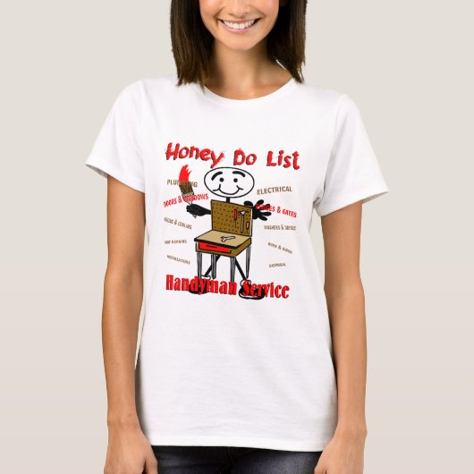 Honing Do List T-shirt (Voorkant)