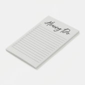 Honing Do List with Checkboxes Grey Notitieblok Post-it® Notes (Schuin)