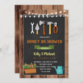 Honing doet douche uitnodiging (Voorkant / Achterkant)