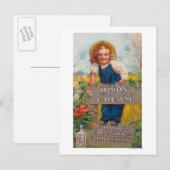 Honing en amandelpuinhoop briefkaart (Voorkant / Achterkant)