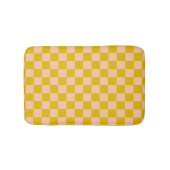 Honing en perzik Checkerboard Badmat (Voorkant)
