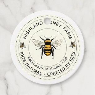 Honing favoriet   Pure Honing Aangepaste Voedsel F Bedankjes Labels