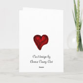 Honing Feestdagen Kaart (Achterkant)