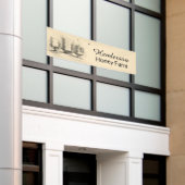  Honing Hive en Bee Business Banner (Buitenkant Gebouw)