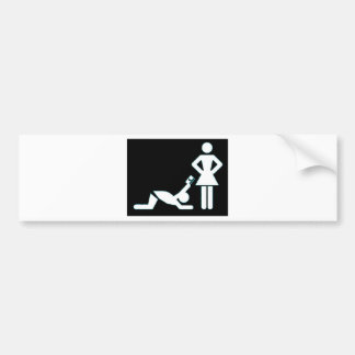 honing Im thuis Bumpersticker