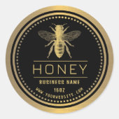 Honing label Black Gold | Honing-Logo (Voorkant)