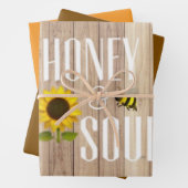 Honing & Soul Gift Wrap 1 Inpakpapier Vel (In situ)