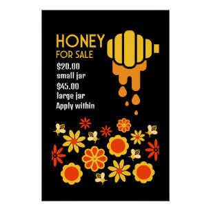 Honing te koop perfect poster