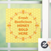 Honing verkocht hier raamsticker (Huis)