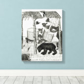 Honing verzamelen canvas afdruk (Insitu (Houten vloer))