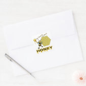 Honing Vierkante Sticker (Envelop)