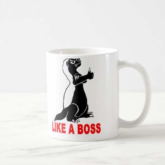 Honingbaasje, als een baas koffiemok (Rechts)