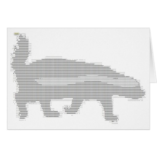 honingbadger ascii (Voorkant Horizontaal)